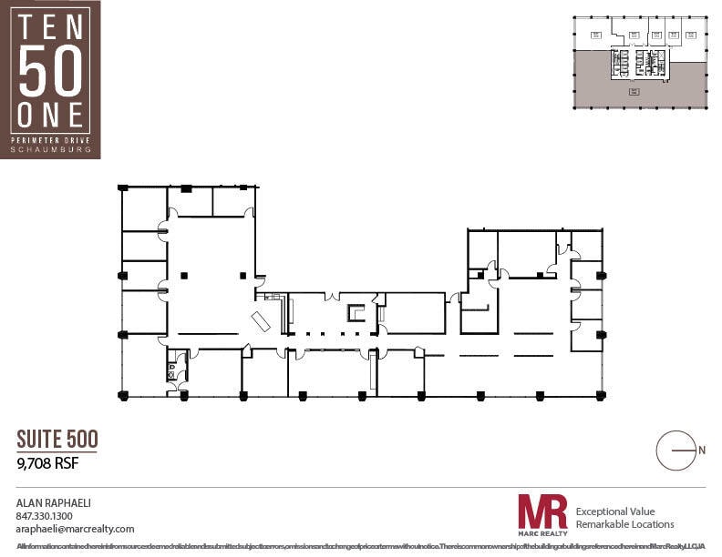 1051 Perimeter Dr, Schaumburg, IL to rent Floor Plan- Image 1 of 5