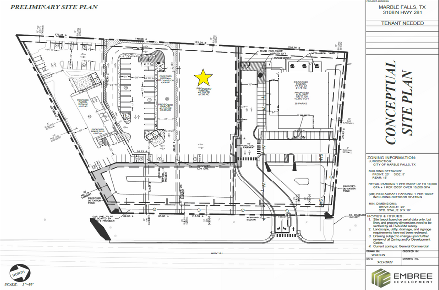 3108 US-281, Marble Falls, TX for sale - Site Plan - Image 3 of 3