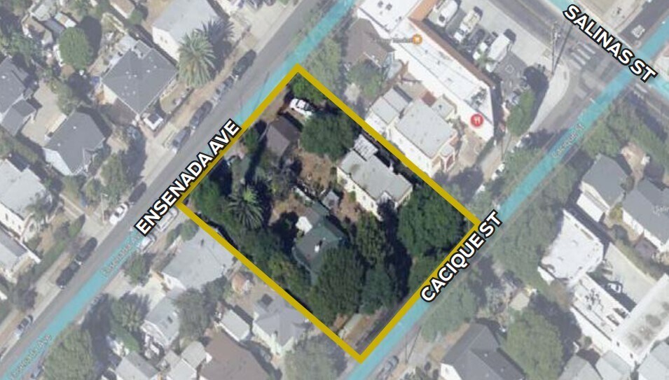 1319-1327 Cacique St, Santa Barbara, CA for sale Aerial- Image 1 of 1