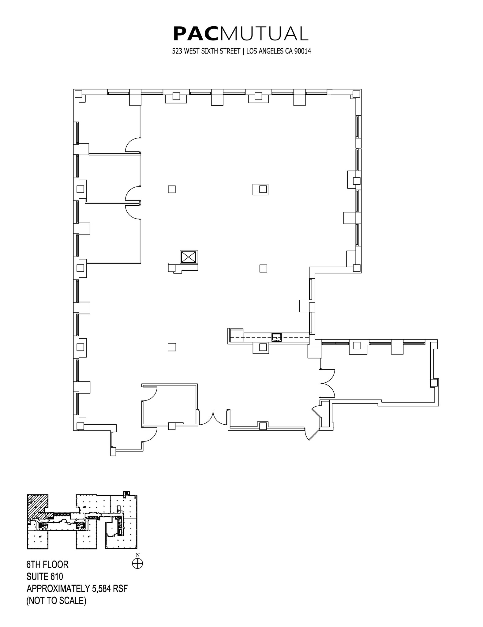 523 W 6th St, Los Angeles, CA for rent Floor Plan- Image 1 of 1