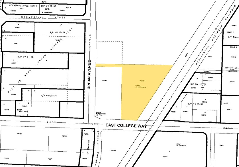 715 E College Way, Mount Vernon, WA for sale - Plat Map - Image 2 of 2