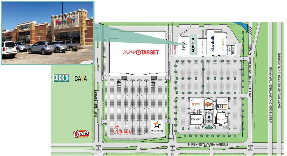 13720-13850 N Pennsylvania Ave, Oklahoma City, OK for rent - Site Plan - Image 2 of 2