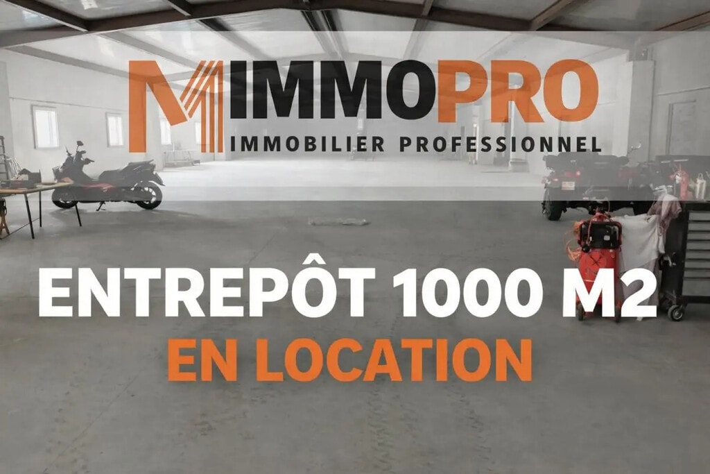 Location Entrepôt 1 000 m² - Photo 1