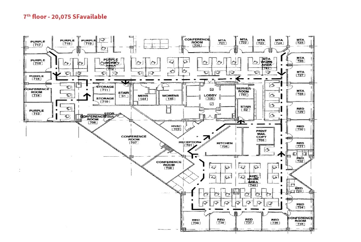 100 S Charles St, Baltimore, MD to rent Floor Plan- Image 1 of 1