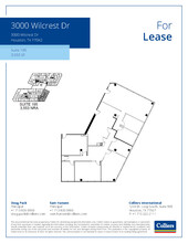 3000 Wilcrest Dr, Houston, TX for rent Floor Plan- Image 1 of 2