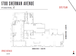 1700 Sherman Ave, Evanston, IL for rent Floor Plan- Image 1 of 1