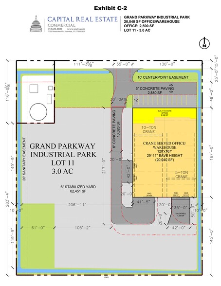 23555 Clay Rd (Lot 11), Katy, TX for rent - Site Plan - Image 2 of 2