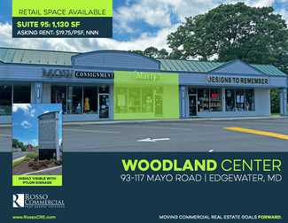 More details for 93-117 Mayo Rd, Edgewater, MD - Retail for Rent