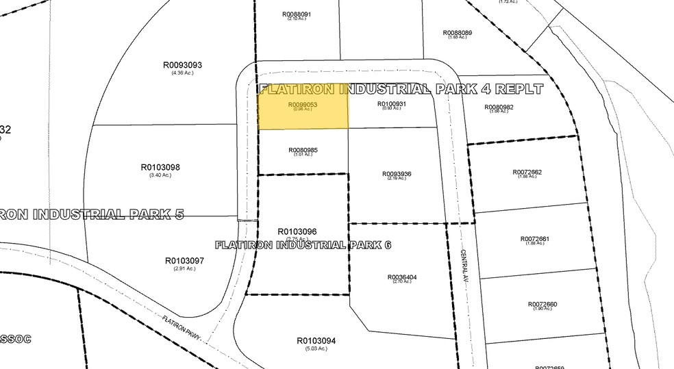 5766 Central Ave, Boulder, CO for rent - Plat Map - Image 2 of 2