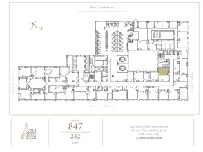 320 S Boston Ave, Tulsa, OK for rent Floor Plan- Image 1 of 1