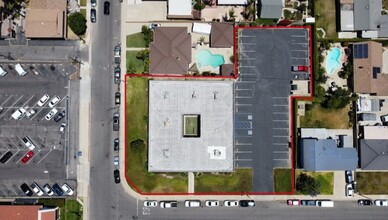 12611 9th St, Chino, CA - aerial  map view