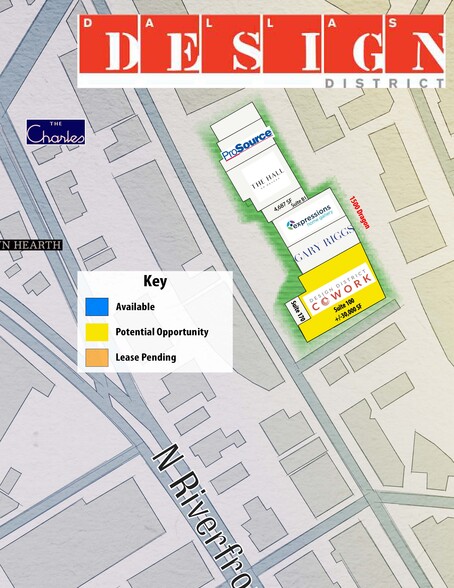 1500 Dragon St, Dallas, TX for rent - Site Plan - Image 1 of 5