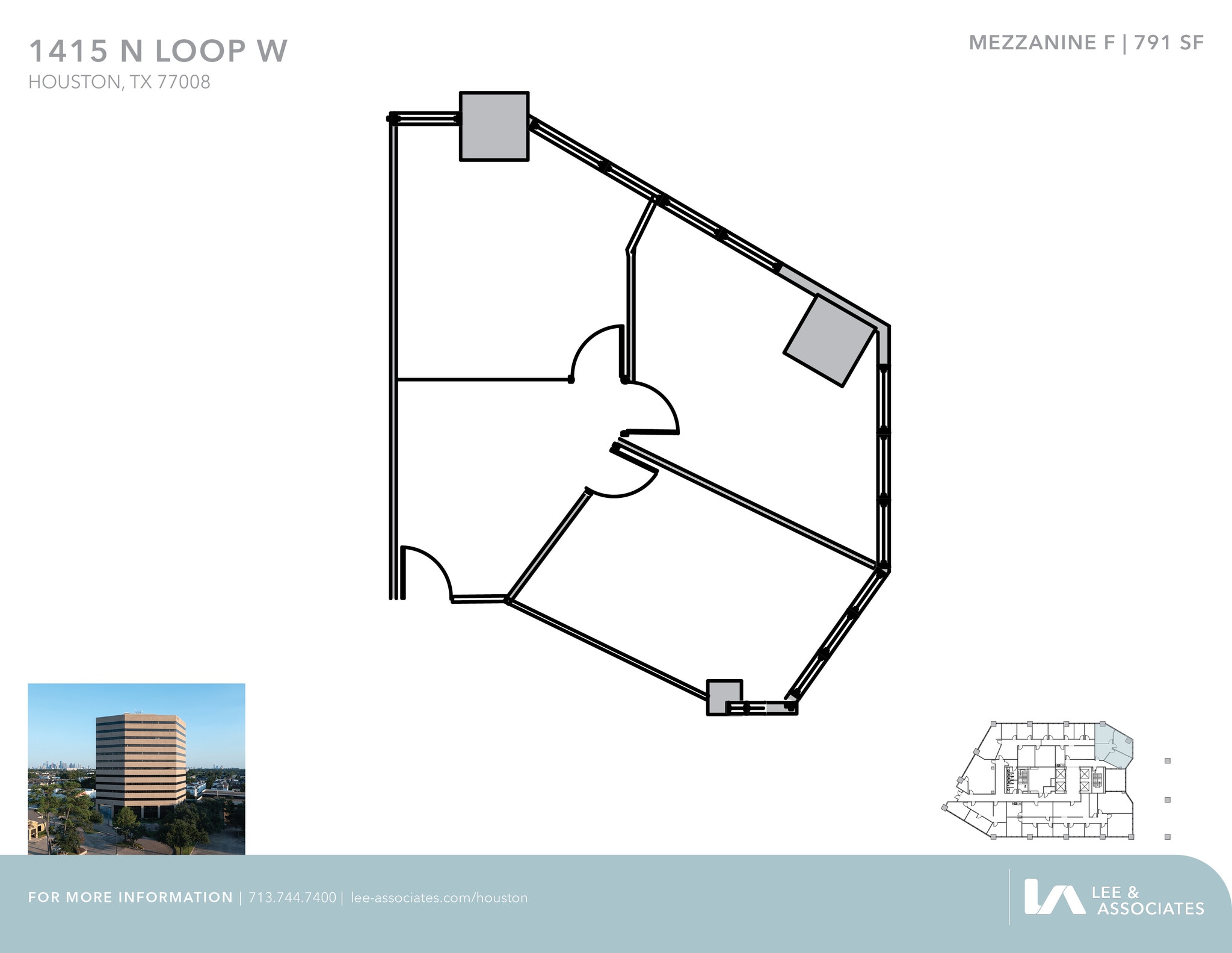 1415 North Loop W, Houston, TX to rent Floor Plan- Image 1 of 1