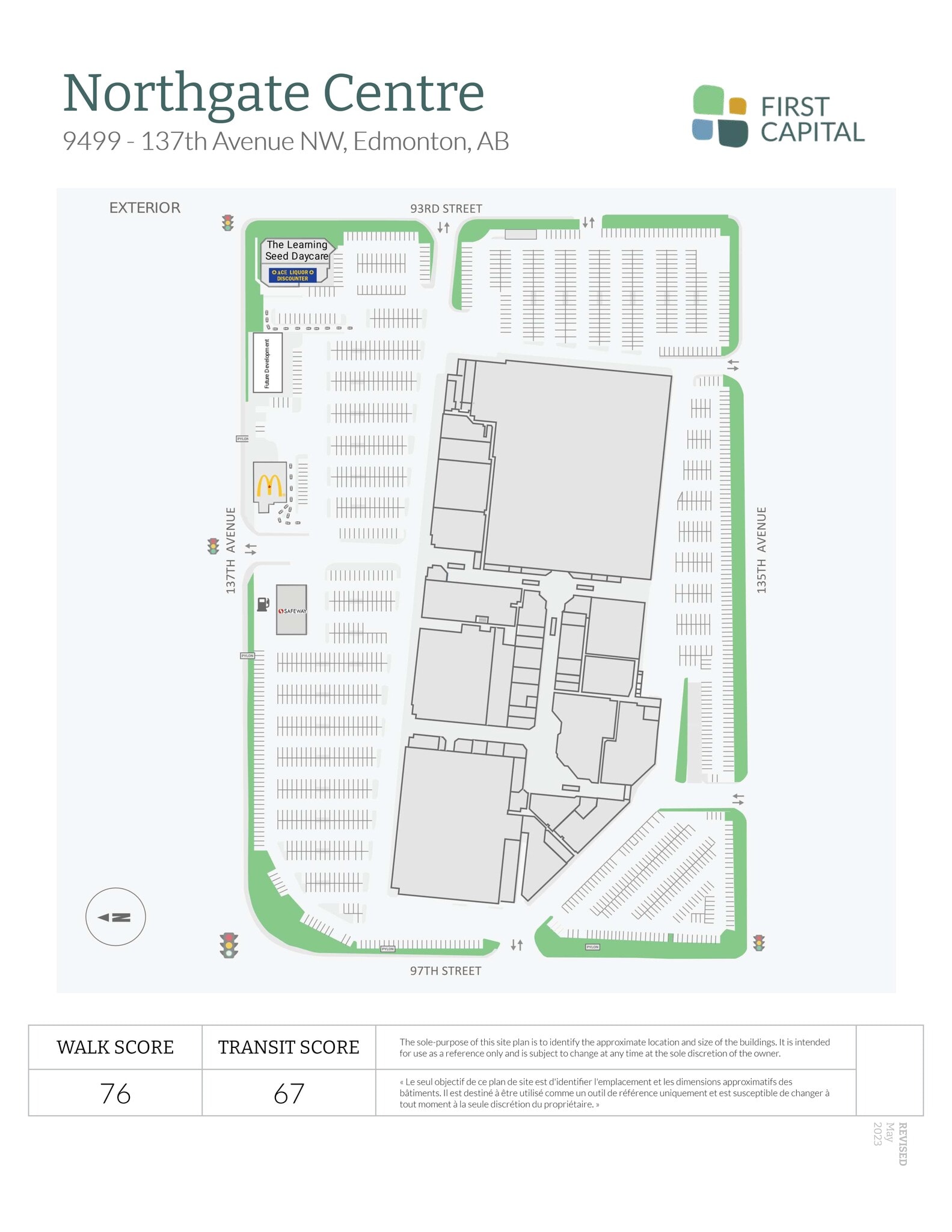 9499 137th Ave NW, Edmonton, AB to rent Site Plan- Image 1 of 1