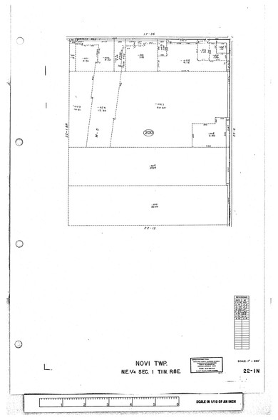 39525 14 Mile Rd, Novi, MI for sale - Plat Map - Image 1 of 1