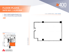 400 S El Camino Real, San Mateo, CA for rent Floor Plan- Image 1 of 1