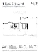 1 E Broward Blvd, Fort Lauderdale, FL to rent Floor Plan- Image 2 of 10