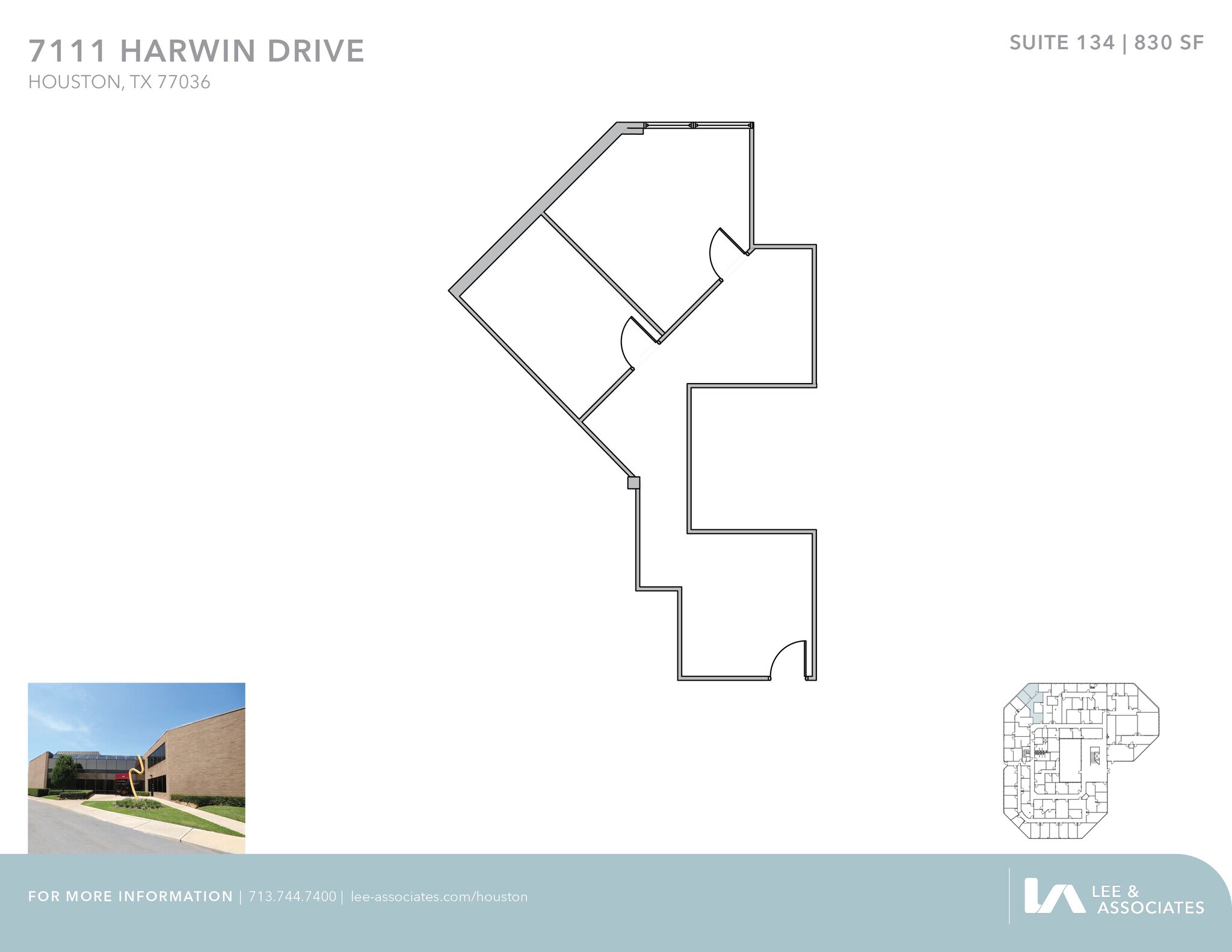 7111 Harwin Dr, Houston, TX to rent Floor Plan- Image 1 of 1