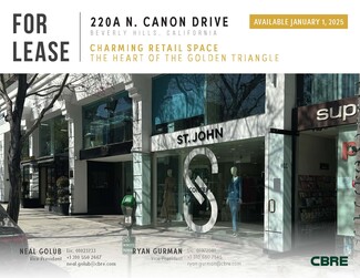 More details for 220-228 N Canon Dr, Beverly Hills, CA - Retail for Rent