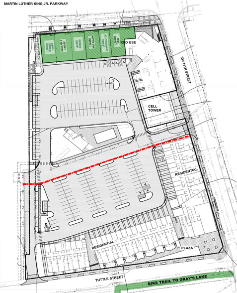 210 SW 11th St, Des Moines, IA for rent - Site Plan - Image 3 of 5