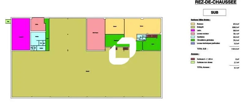 Light Industrial in Coignières to rent Floor Plan- Image 1 of 3