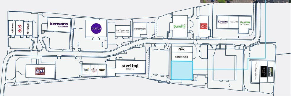 1C Rannoch Rd, Uddingston to rent - Site Plan - Image 2 of 4