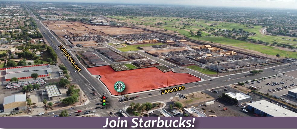 NE Arizona Ave & Riggs Rd, Chandler, AZ for sale - Building Photo - Image 1 of 1