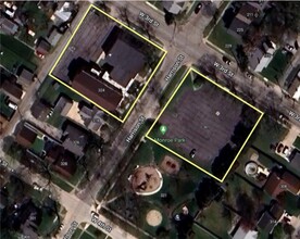 312 Harrison St, Monroe, MI - aerial  map view