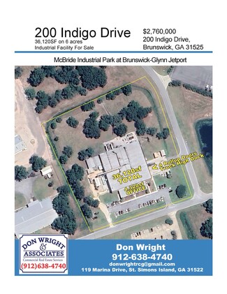 More details for 200 Indigo Dr, Brunswick, GA - Industrial for Sale