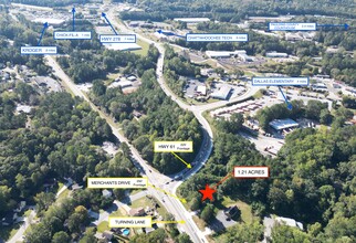 291 Merchants Dr, Dallas, GA - aerial  map view