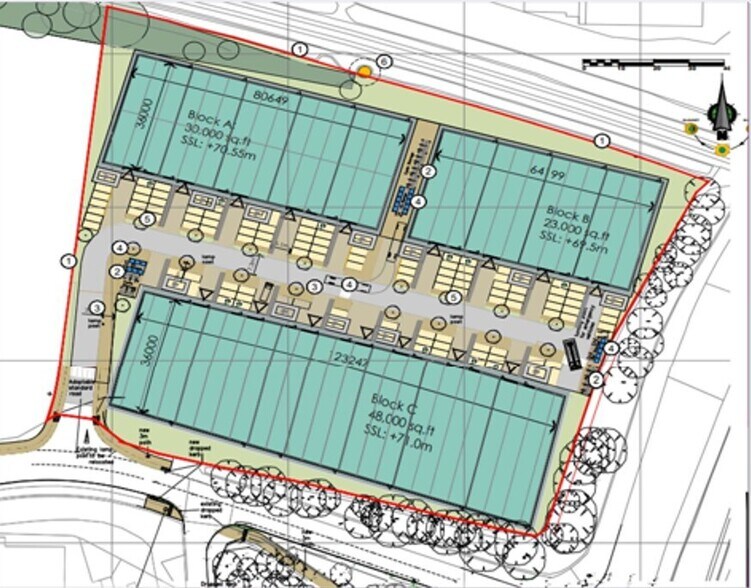 Bassington Ln, Cramlington for sale - Building Photo - Image 3 of 9