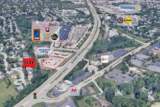 1095 S Rand Rd, Lake Zurich, IL - AERIAL  map view