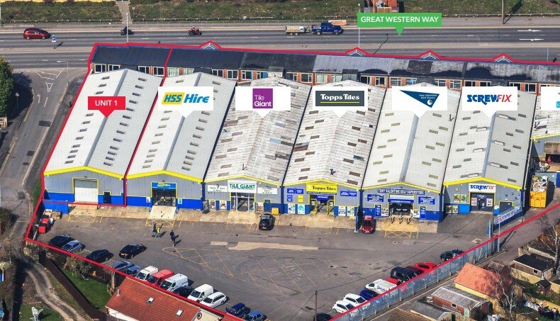 Great Western Way, Swindon to rent - Aerial - Image 2 of 5