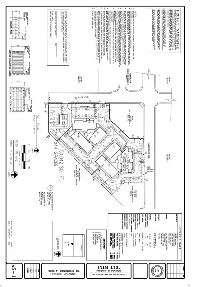 9025 W Camelback Rd, Phoenix, AZ for rent - Site Plan - Image 2 of 2