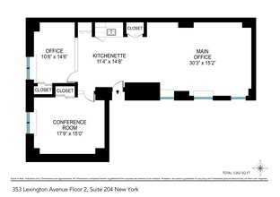 353 Lexington Ave, New York, NY for rent Floor Plan- Image 1 of 6