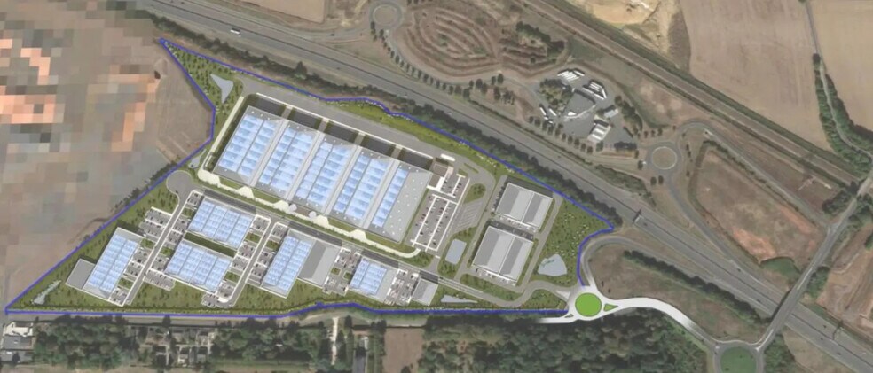 Office in Réau to rent - Site Plan - Image 2 of 4