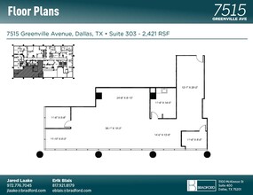 7515 Greenville Ave, Dallas, TX for rent Floor Plan- Image 2 of 2