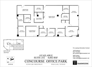 6350 LBJ Fwy, Dallas, TX for rent Floor Plan- Image 1 of 2