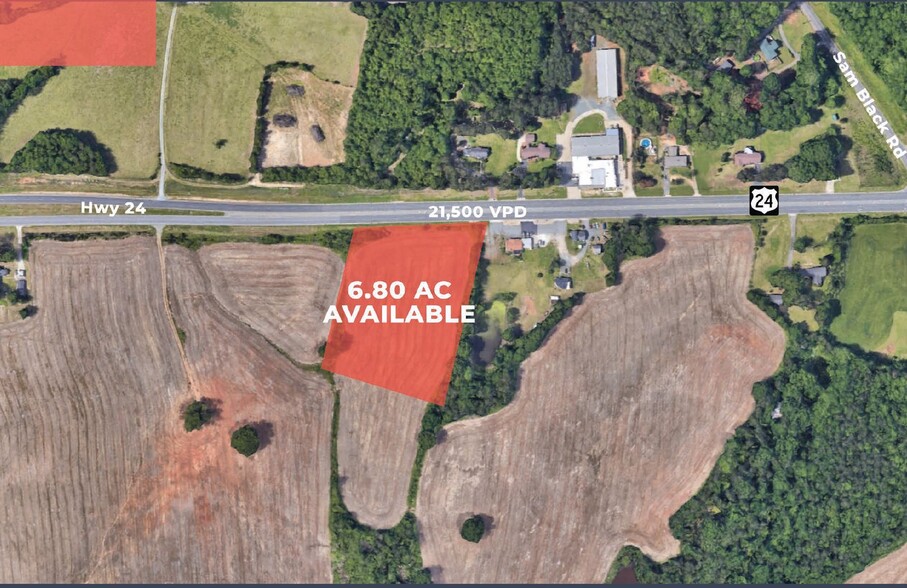 1200 NC 24/27 hwy, Midland, NC for sale - Aerial - Image 1 of 2