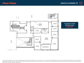 21605-21615 Plummer St, Chatsworth, CA for rent Floor Plan- Image 1 of 1