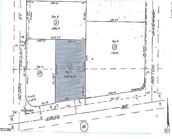 7265 Jurupa Ave, Riverside, CA for rent - Plat Map - Image 3 of 4