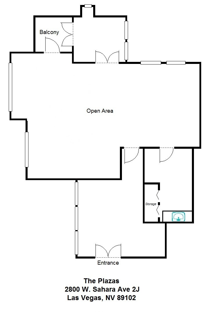 2800 W Sahara Ave, Las Vegas, NV to rent Floor Plan- Image 1 of 6