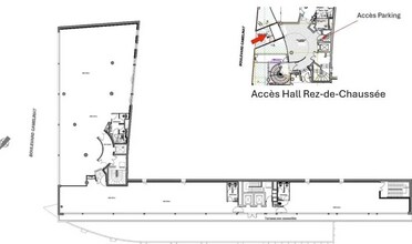 Office in Malakoff to rent Site Plan- Image 1 of 2