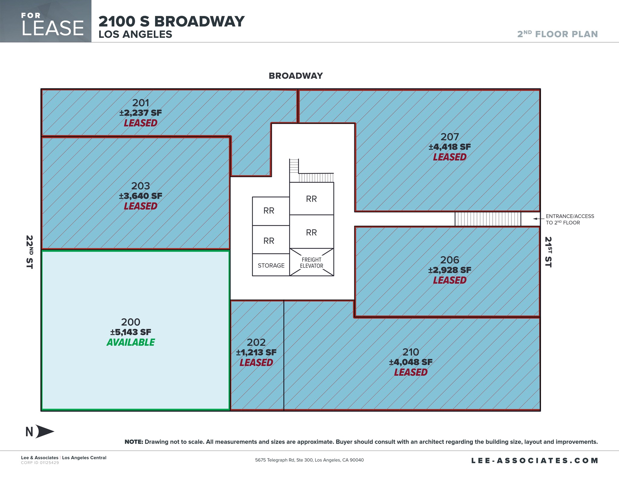 2100 S Broadway, Los Angeles, CA for rent Site Plan- Image 1 of 1