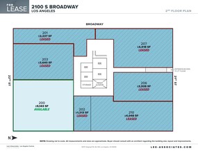 2100 S Broadway, Los Angeles, CA for rent Site Plan- Image 1 of 1