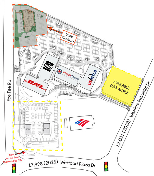 11969 Westline Industrial Dr, Saint Louis, MO for rent - Site Plan - Image 2 of 2