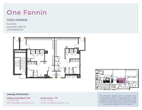 7400 Fannin St, Houston, TX for rent Floor Plan- Image 1 of 1