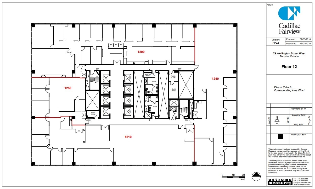 79 Wellington St W, Toronto, ON to rent Floor Plan- Image 1 of 1