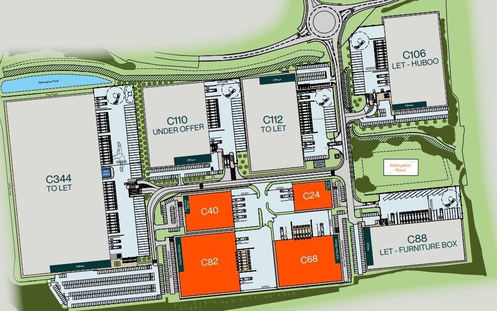 Indurent Park, Chippenham to rent Site Plan- Image 1 of 7
