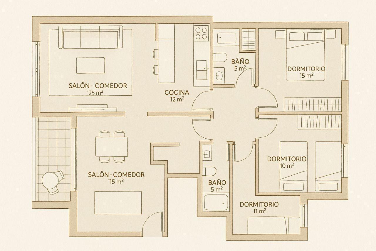 Glorieta, 19, Alberic, Valencia for sale Floor Plan- Image 1 of 11
